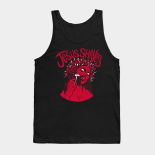 Jesus Shaves Tank Top